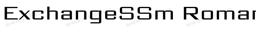 ExchangeSSm Roman字体转换 ExchangeSSm Roman字体转换